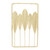 Metal Wall Sculpture Iron Leaves Designed Northern Europe Style Wall Hanging Decoration for Home Bedroom