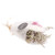 Small Bouquet Natural Dried Fower Wedding Decoration Dried Flower Holiday Gift (White Rabbit)