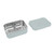 Stainless Steel Lunch Box 850ml Leakproof Sealed Bento Box with Movable Divider for School Office Picnic Haze Blue
