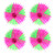 12PCS Pet Washing Ball Harmless Reusable Laundry Hair Remover Ball for Washing Machine(Rose Red Green )