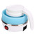 Foldable Portable Kettle Quick Boiling Safe Collapsible Electric Travel Water Boiler for Home Camping 600ml Blue EU Plug 220V