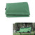 Garden Courtyard Outdoor Waterproof Polyester Taffeta Threeseater Swing Chair Hammock Seat Cushion Cover Cushion Cover 150*50*10CM (Green)