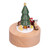 Wooden Music Box Christmas Tree Deer Cart Music Box Classic Mechanical Wooden Crafts Toys Home Decoration for Birthday