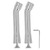 Beer Tap Stainless Steel Smooth Surface Wear Resistant Fast Reduce Beer Foam Faucet for Bar Hotel 2 Beer Taps and Wrench