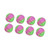8Pcs Pet Hair Remover Balls Nylon Round Efficient Laundry Lint Remover Balls for Household Laundry