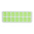 Ice Cube Tray Food Grade Plastic Silicone Ice Mold with Removable Lid for CocktailGreen