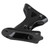 Flag Holder 2 Position Rust Proof 1in Inner Diameter Aluminum Alloy Flag Pole Bracket for Wall Roof Outdoor Railing Black