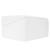 Memory Foam Wedge Cushion Sofa Bed Back Lumbar Support Pillow with Washable Zipper Cover