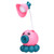 LED Desk Lamp Octopus Shaped Foldable Multifunctional Warm White Light USB Charging Cute Desk LampPink
