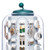 Jewelry Storage Box Table Dustproof Classification Large Capacity Earring Holder Stand for Women Standard Edition Green