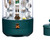 Jewelry Storage Box Table Dustproof Classification Large Capacity Earring Holder Stand for Women Standard Edition Green