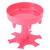 6 Shot Glass Dispenser Pourer Holder Rotating Red Wine Rack Drinkware for Home Party BarA Type Rose Red