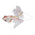 Unique Shaped Stained Glass Window Hanging Pendant Ornament Exquisite Elegant Garden Hanging Decor