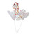 Unique Shaped Stained Glass Window Hanging Pendant Ornament Exquisite Elegant Garden Hanging Decor