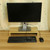 Wooden Monitor Stand PC LED LCD Computer Monitor Riser Desktop Organizer Display Bracket Wooden