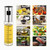 100mL Olive Oil Sprayer Mister Spray Bottle Refillable Oil Dispenser for Cooking BBQ Salad Baking Roasting Grilling Hair Spray Bottle With Funnel Oil Brush
