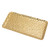 Hammered Tray Exquisite Odorless Stainless Steel Serving Tray for Living Room Bedroom Kitchen Bathroom 19.5x9.5cm Gold