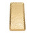 Hammered Tray Exquisite Odorless Stainless Steel Serving Tray for Living Room Bedroom Kitchen Bathroom 19.5x9.5cm Gold
