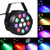 AC90-240V 12 LEDs Par Lights 8 Channel RGBW Color Mixing Stage Lighting with DMX Strobe & Sound Active Mode for Disco Party Christmas Wall Wash