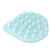 Shampoo Massage Brush Silicone Scalp Brush Hair Massager Bathing Shower Hair Cleaning CombGreen