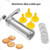 Cookie Press Stainless Steel Biscuit Maker Set Cookie Press with 20 Discs and 4 Icing Tips for DIY Biscuit Making and Decoration