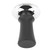 51mm Stainless Steel Coffee Tamper Flat Base Coffee Fine Powder Tamper with Balanced Spring Handle Black