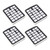 4pcs Replacement Vacuum Pre Filters for C6 C7 C91 C1 Lady R1 Lady Vacuum Cleaner Accessories Parts Filters