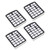 4pcs Replacement Vacuum Pre Filters for C6 C7 C91 C1 Lady R1 Lady Vacuum Cleaner Accessories Parts Filters