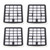 4pcs Replacement Vacuum Pre Filters for C6 C7 C91 C1 Lady R1 Lady Vacuum Cleaner Accessories Parts Filters