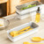 Chopsticks Drain Storage Box Plastic Kitchen Utensil Storage Container Cutlery Tray with Lid for Countertop Drawer Fork Spoon
