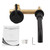 Brass Basin Hot and Cold mixing Tap Concealed Bathroom Sink Faucet Matte Black Mount on Wall