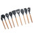 9Pcs set Silicone Kitchenware Kit NonStick Cooking Utensils Baking Tool with Wooden Handle