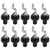 10PCS Silicone Press Wine Bottle Stoppers Leakage‑Proof Vacuum Sealed Plug Bar Kitchen Tools