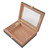 Cigar Humidors Box Transparent Window Cigar Humidor Mini Portable Cigar Box with Mechanical Hygrometer