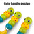 3 Pcs Garden Tool Set Children Gardening Toys Stainless Steel Garden Planting Tool Set for Children Kids Gift