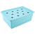 11 Holes Hydroponic System Grow Plant Flower Water Soilless Culture Box (Blue, )