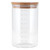 Food Storage Jar with Bamboo Lid High Borosilicate Glass Food Container for Kitchen800ml