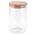 Food Storage Jar with Bamboo Lid High Borosilicate Glass Food Container for Kitchen800ml