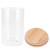Food Storage Jar with Bamboo Lid High Borosilicate Glass Food Container for Kitchen800ml