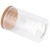 Food Storage Jar with Bamboo Lid High Borosilicate Glass Food Container for Kitchen800ml