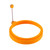 Silicone Egg Ring Round Shape Easy to Clean Reusable Multifunctional DIY Fried Egg Ring for Pancake Breakfast Sandwich Round Orange