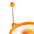 Silicone Egg Ring Round Shape Easy to Clean Reusable Multifunctional DIY Fried Egg Ring for Pancake Breakfast Sandwich Round Orange
