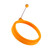 Silicone Egg Ring Round Shape Easy to Clean Reusable Multifunctional DIY Fried Egg Ring for Pancake Breakfast Sandwich Round Orange