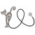 Metal Cat shape Magnetic Clip Curtain Holders Accessories