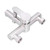 G1/2 Stainless Steel Brushed Bathtub Faucet Cold Hot Water Mixing Valve Triple Shower Faucet