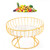 Countertop Fruit Bowl Multi Purpose Large Capacity Metal Wire Basket for Fruits Breads Vegetables Snacks Large Gold