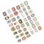 45pcs Vintage Decorative Decals PET Exquisite Memory Iron Box Series Retro Handbook Stickers for Diary Notebook Budapest