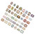 45pcs Vintage Decorative Decals PET Exquisite Memory Iron Box Series Retro Handbook Stickers for Diary Notebook Budapest