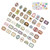 45pcs Vintage Decorative Decals PET Exquisite Memory Iron Box Series Retro Handbook Stickers for Diary Notebook Budapest