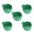 25Pcs Mini Bird Parrots Food Water Bowl Inlay Installation Round Green Parrots Small Food Water Bowl for Farms Home S